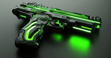 Neonpistole mit Sci-Fi-Design | Glock 17