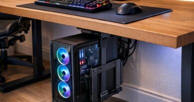 Mehr Platz fürs Gaming-Setup: So verschwindet dein Tower elegant unter dem Tisch